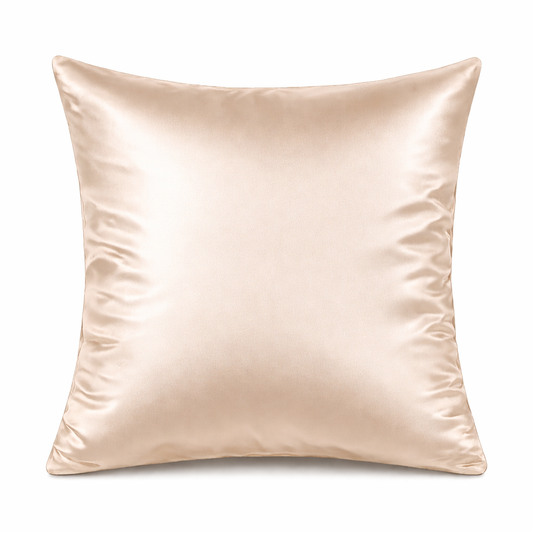 Nos Coffrets Soie Taie d'Oreiller, Masque et Chouchou Champagne