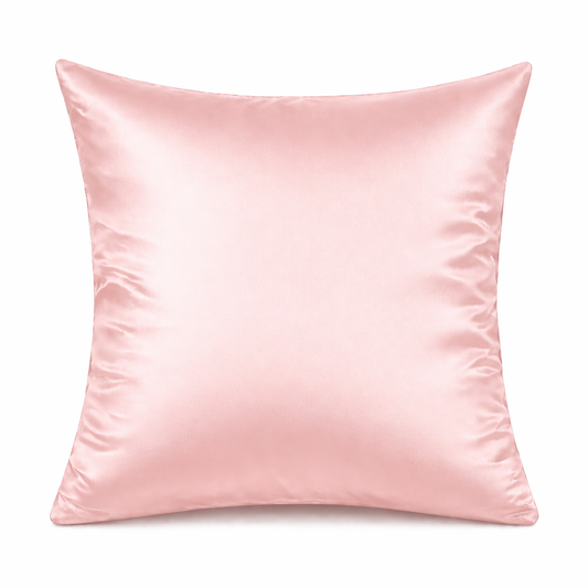 Taie d'Oreiller en Soie Rose